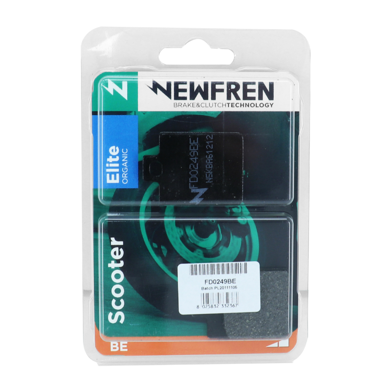 Plaquette de frein Newfren FD0249BE organique - vue 3