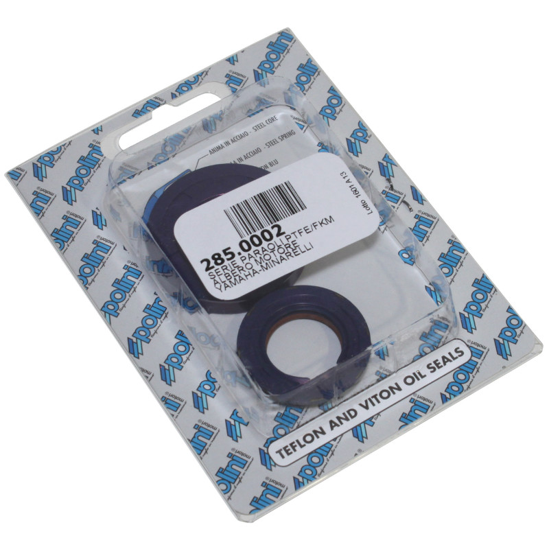 Joint spi embiellage Polini pour MBK Booster, Nitro, Yamaha BWS, Aerox (Viton - Téflon) - Paire
