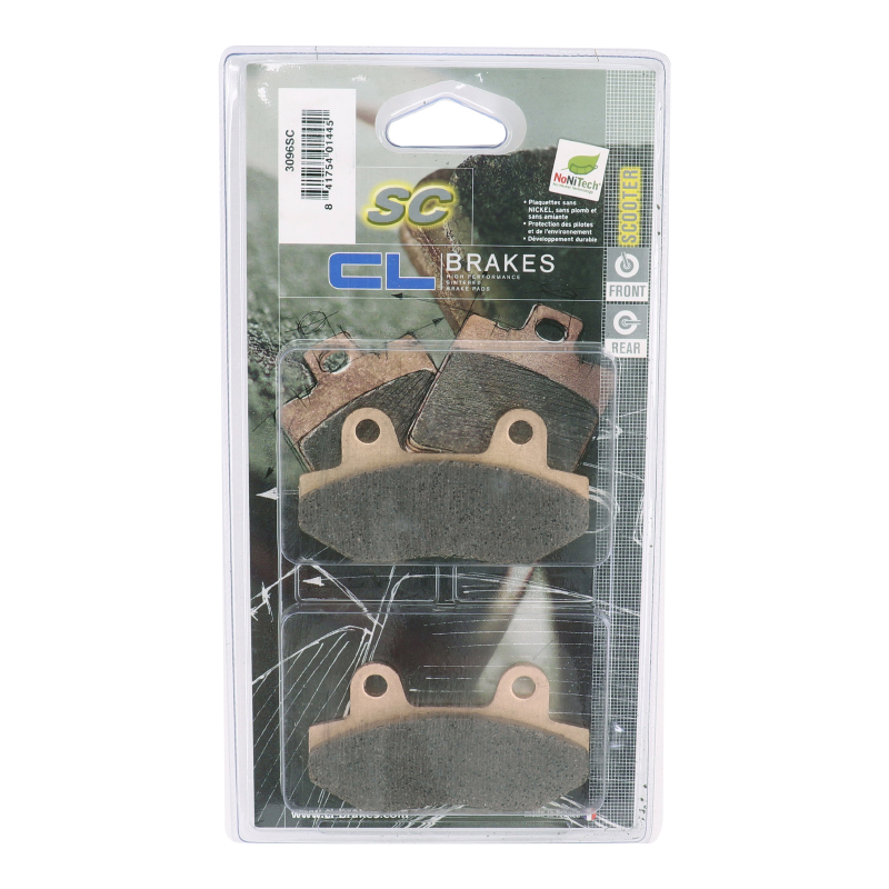 Plaquette de frein CL Brakes Peugeot 50 Speedfight 3-4 2010+ avant - vue 3