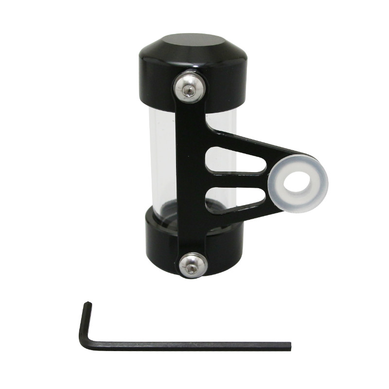 Porte-support vignette assurance Replay aluminium noir - vue 2