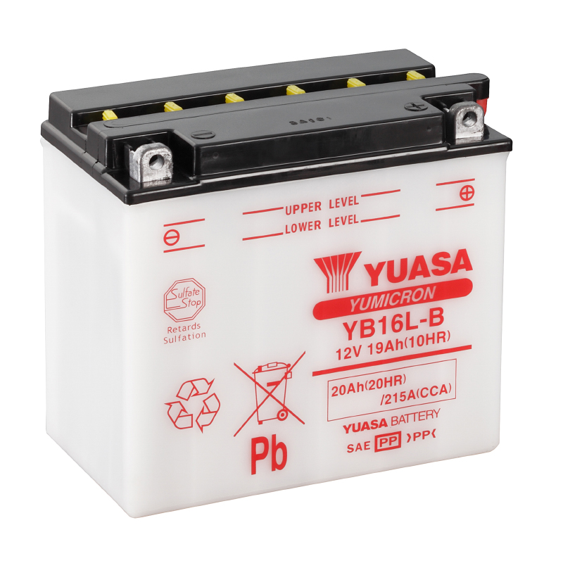 Batterie YB16L-B Conventionnelle Avec Entretien - Livrée Sans Acide - vue 3