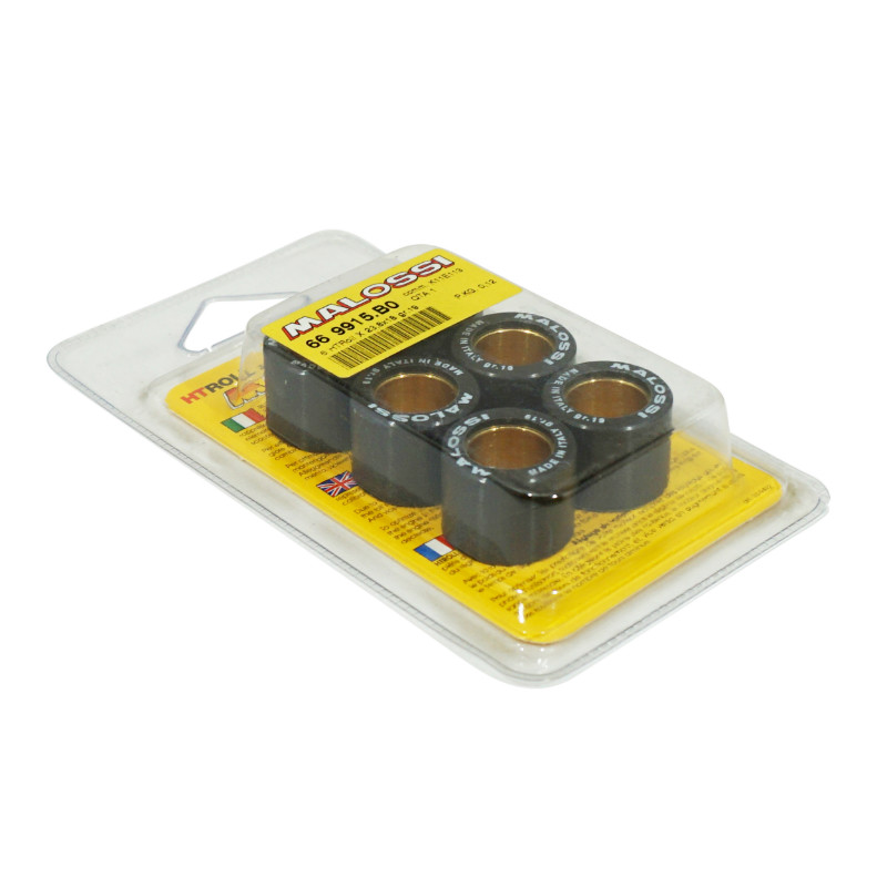 Galet-rouleau maxiscooter Malossi 23,8X18 19,0G (X6) pour piaggio 250 hexagon LC 4T (669915B0) - vue 2