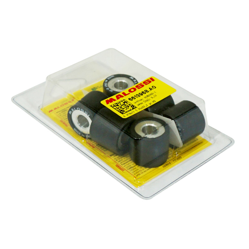 Galet-rouleau maxiscooter Malossi 25X22,2 20,0G (X6) pour piaggio 500 X9 evolution pour variateur multivar (6613968A0) - vue 2