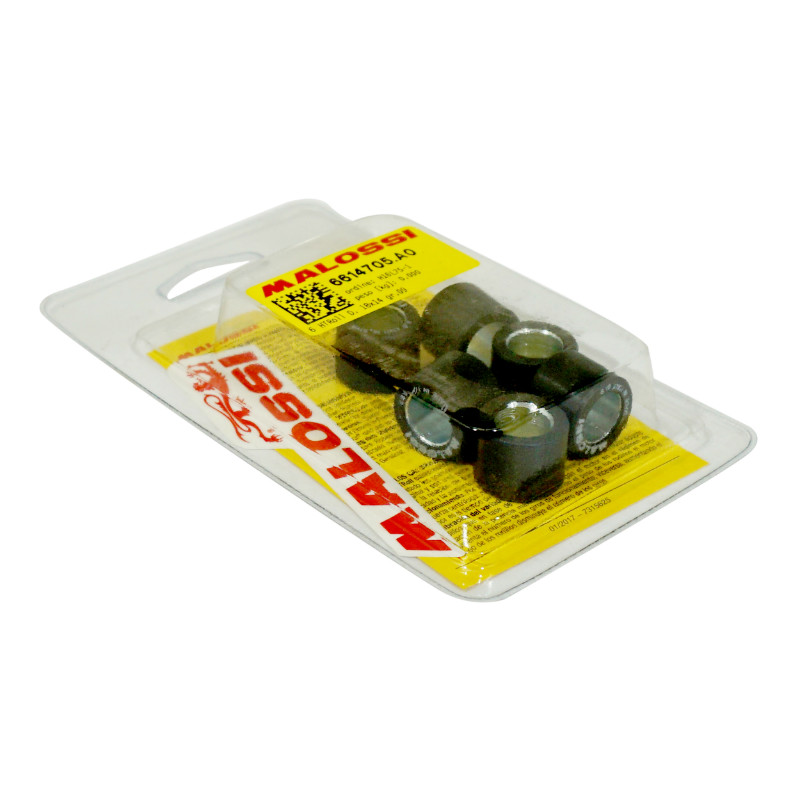 Galet-rouleau maxiscooter Malossi 18X14 14,0G (X6) pour scooter 125 chinois-peugeot 125 tweet- kymco 125 dink-street, agility-sym 125 fiddle, GTS (6614705TF) - vue 2