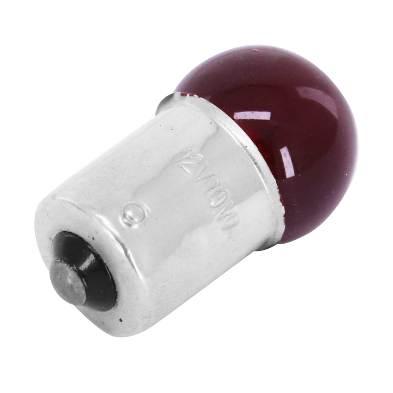 Ampoule standard 12V 10W culot BA15S R10W rouge feu de position REPLAY (lot de 4) - vue 2