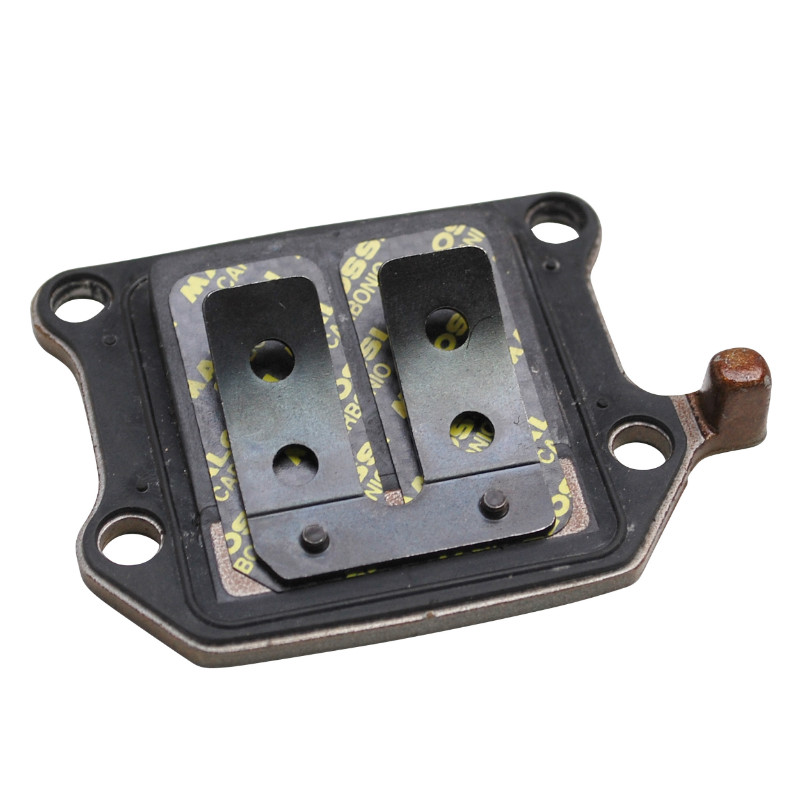 Clapet Malossi pour MBK 50 Booster, Yamaha 50 BWS, Slider VL10 carbone support alu