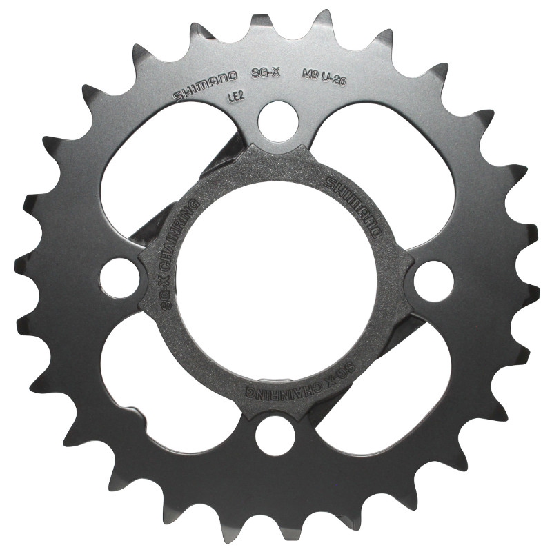 Plateau VTT Shimano 64 dents pour Alivio M430 Acera M391 triple 26 DTS intérieur 9V
