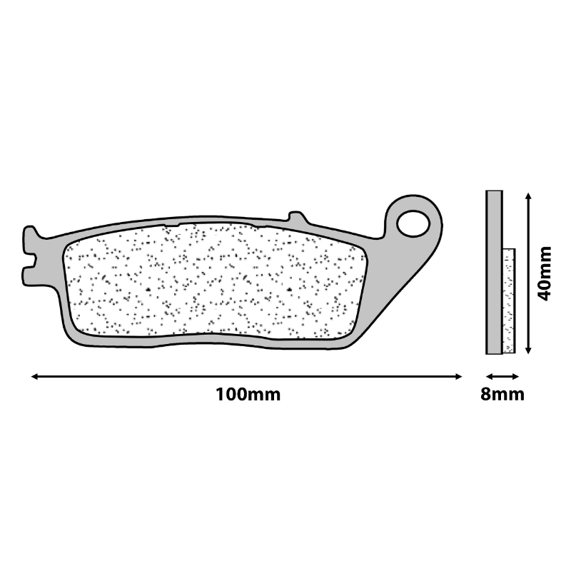 Plaquettes de frein Malossi MHR synthétique BMW 600 GT 650 Sport 2012+ Honda 350 ADV 2021+ avant arrière - vue 2