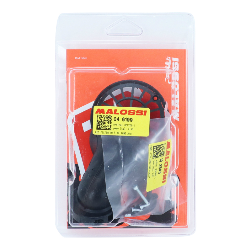 Filtre à air Malossi E8 PHBG noir mousse rouge d.32 mm (Peugeot 103 SP-MVL) - vue 4