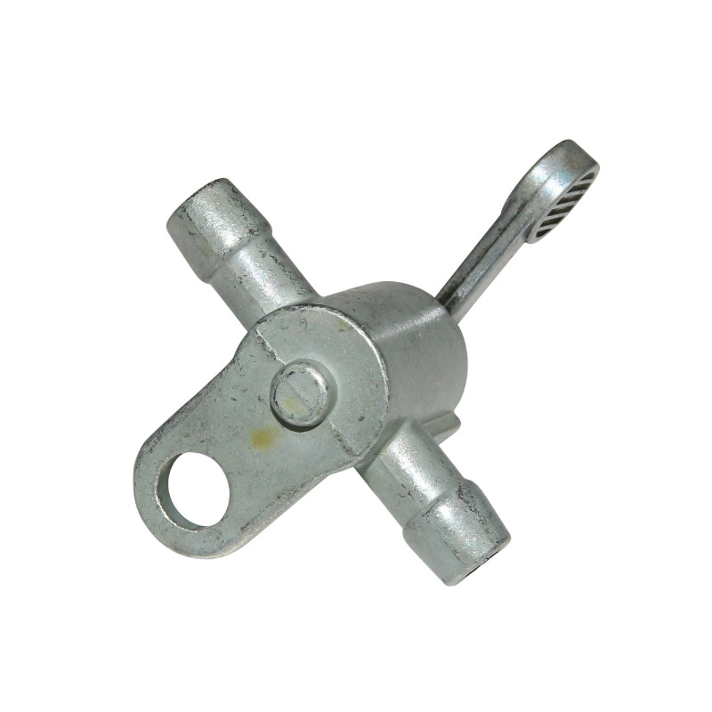 Robinet essence moto dirt-quad fixation sur cadre diamètre 8 mm P2R - vue 3