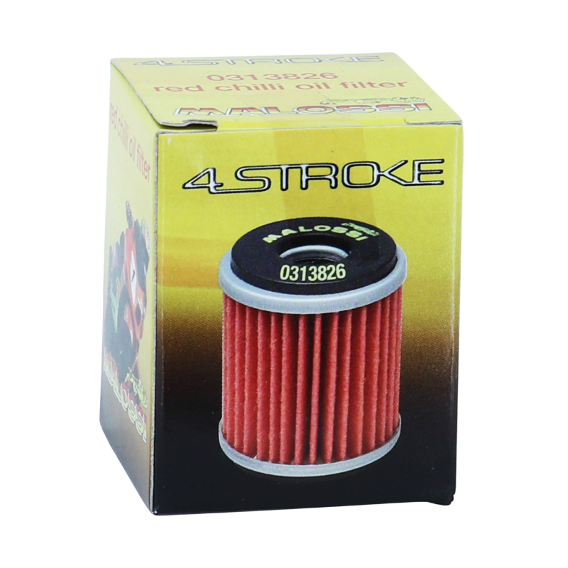 Filtre à huile Malossi Red Chilli pour Yamaha XMAX 125/300, XCity 125, YZF-R125 et MBK Skycruiser, Cityliner (équivalent HF141) - vue 3