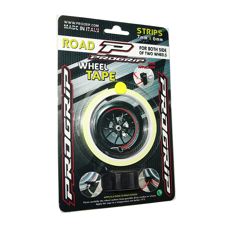 Liseret autocollant jante Progrip 5025 jaune fluo 6,20 m avec applicateur - vue 3
