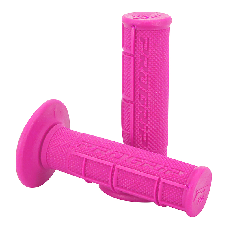 Revêtement de poignée Progrip 794 simple densité design fuchsia fluo closed end 115 mm (paire)