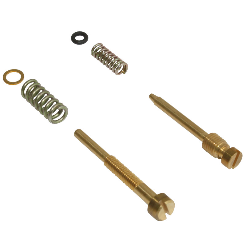 Vis de ralenti et vis d'air pour carburateur PWK 21 mm P2R (avec ressorts)