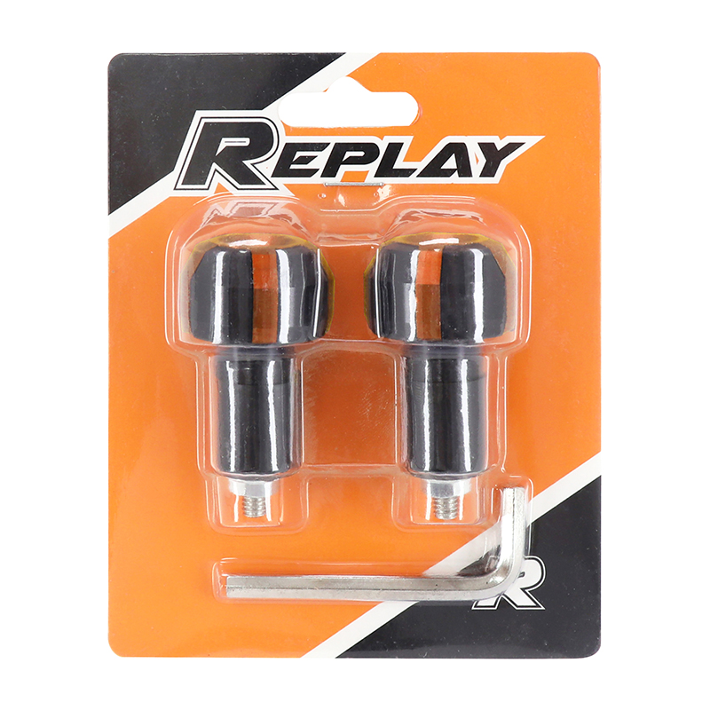Embout de guidon Replay roller noir-or Ø 17 mm (paire) - vue 2