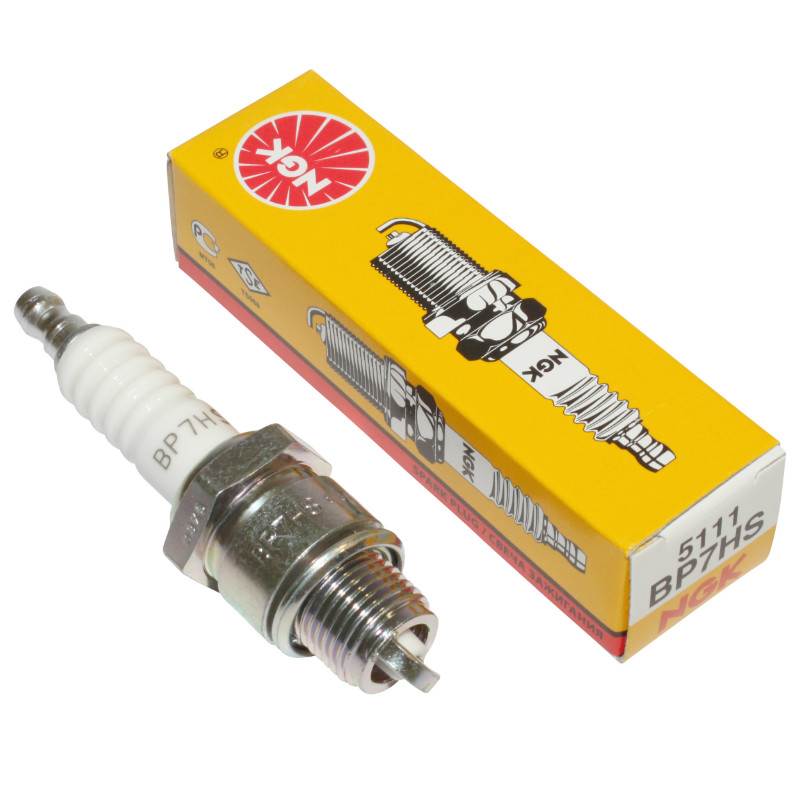 Bougie d'allumage NGK BP7HS Ø14mm culot 12.7mm électrode cuivre - vue 2