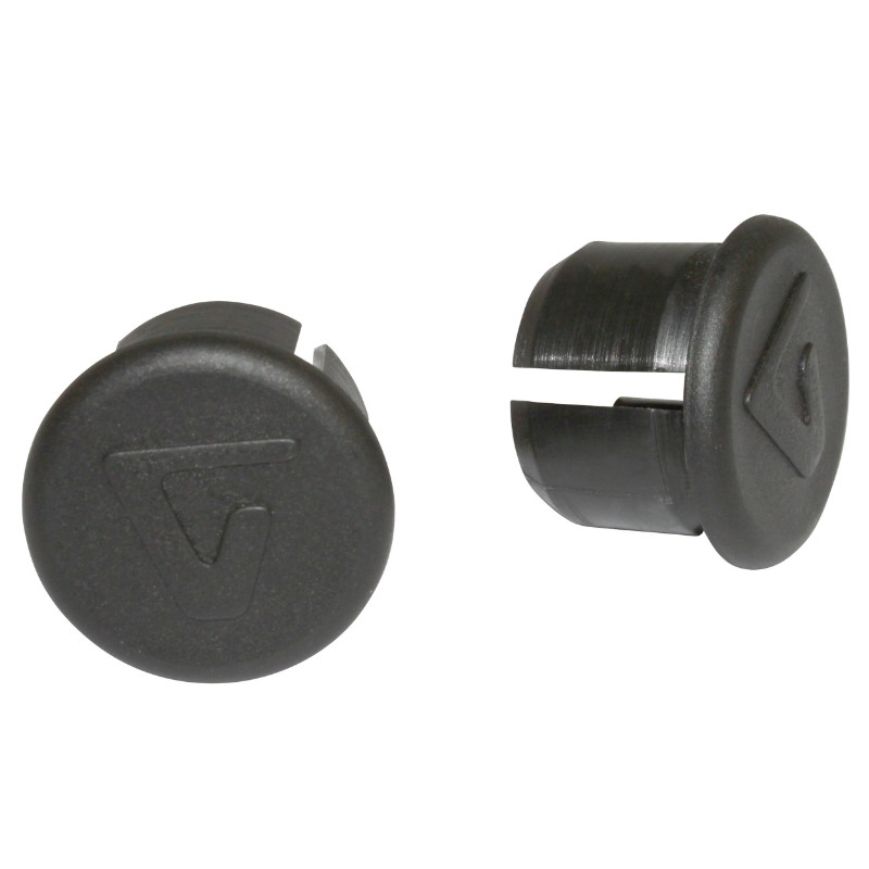 Bouchon de cintre route Velox noir (sur carte par 2)