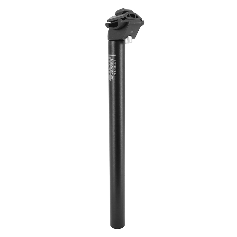 Tige de selle VTT alu uno noir diam. 27.2 L350MM (serie speciale visserie inox) - vue 2