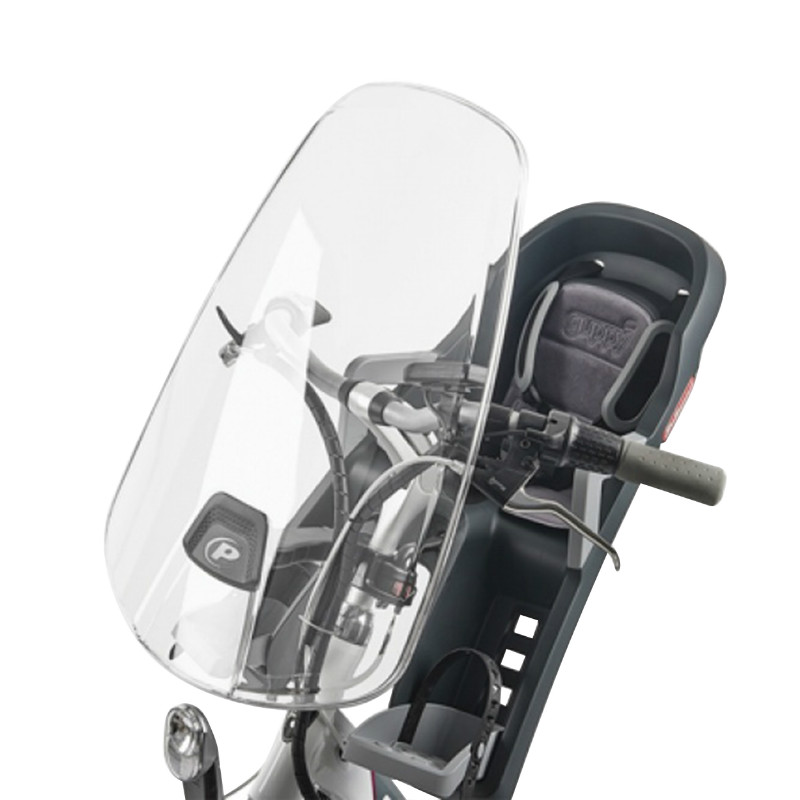 Écran de protection transparent Polisport fixation cintre pour porte-bébé - vue 2