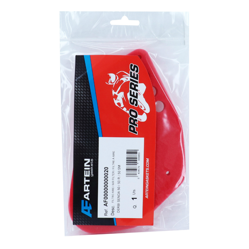 Mousse filtre à air 50 adaptable Derbi Senda 1996+, Senda DRD 2011+, X-Trem 2006+, Gilera SMT 2003+, RCR 2003+, Aprilia RX, SX 2006+, Bultaco Astro, Lobito - vue 4