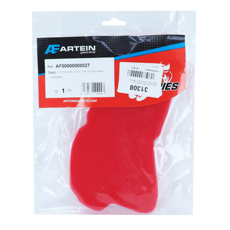 Mousse de filtre à air adaptable Sym 50 Mio Artein - vue 4
