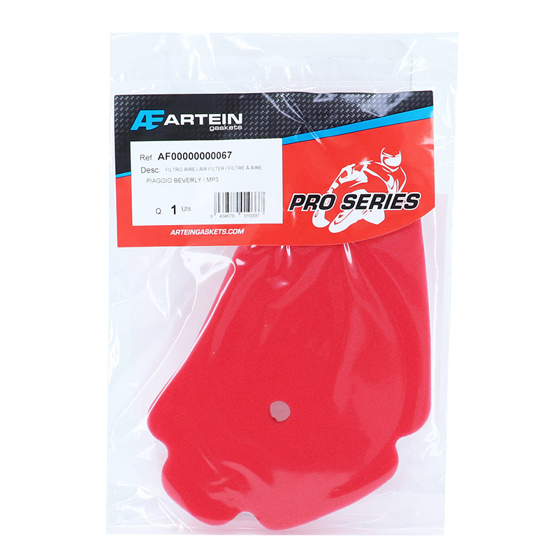 Mousse filtre à air maxiscooter adaptable Piaggio 125 X7, X8, Beverly, Yourban, 250-300-400-500 MP3-Gilera 125-250-300 Nexus, 500 Fuoco - vue 4