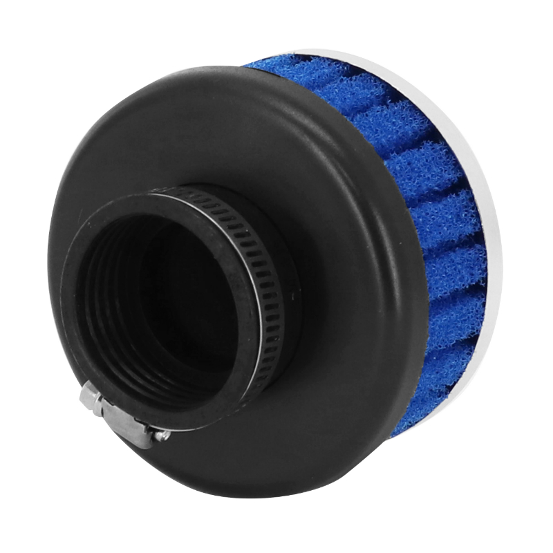 Filtre à air Polini PHBN-PHVA chrome mousse bleu fixation droite diam 36 (203.0032) - vue 2