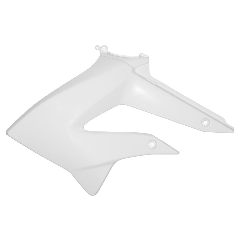 Carénage cache réservoir 50 adaptable Derbi 50 Senda DRD 2011-2017 blanc brillant gauche P2R - vue 2