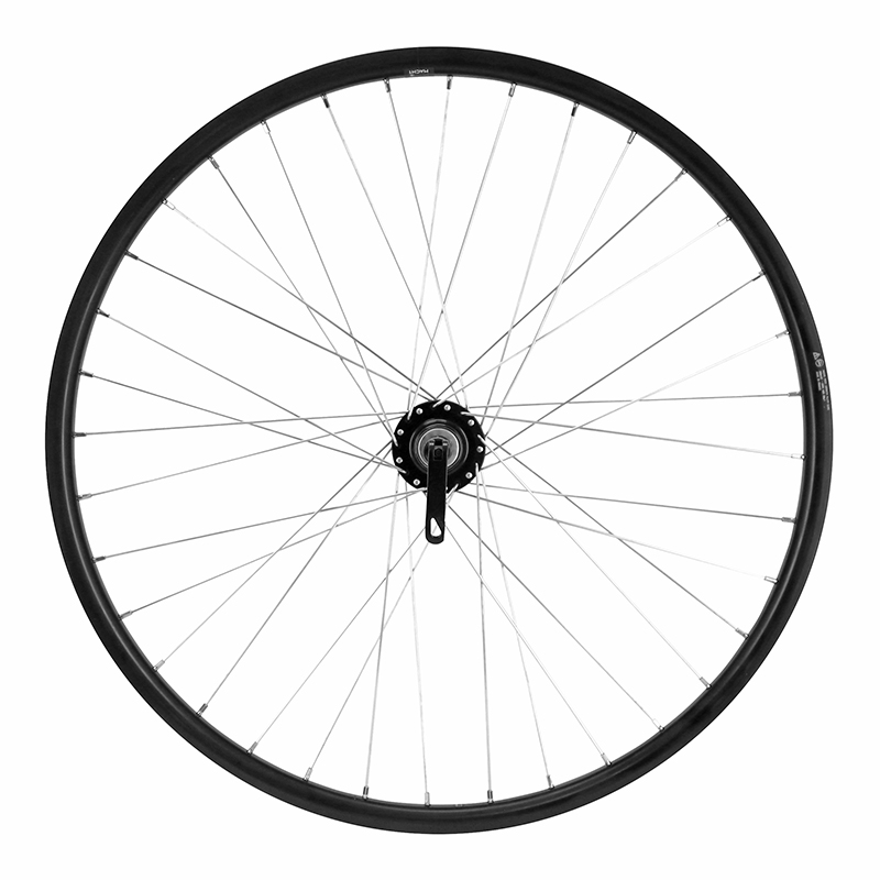 Roue VTT disque blocage 26" P2R arrière noir double paroi moyeu disque 6 trous 36 rayons pour roue libre 8-7-6V - vue 2
