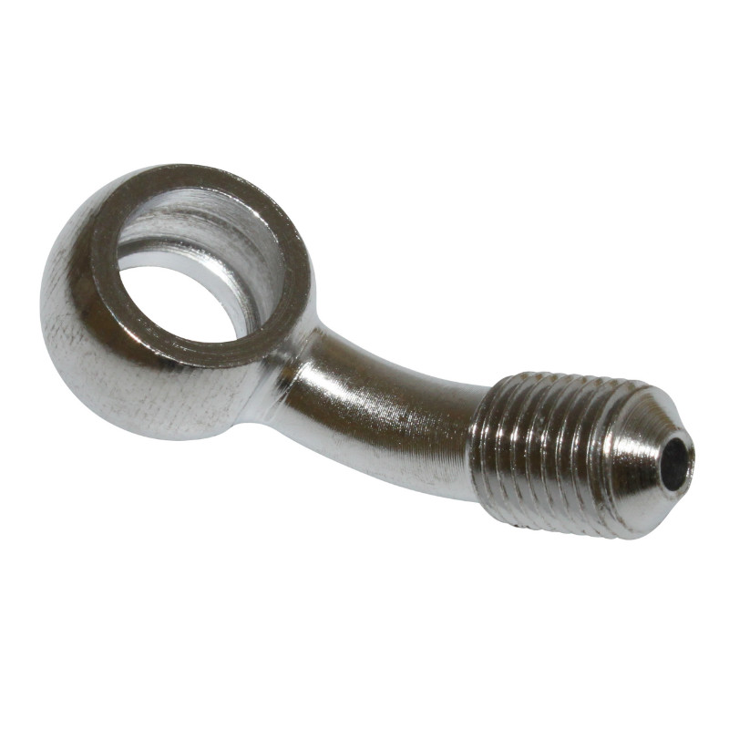 Raccord banjo durite de frein diamètre intérieur 10 mm diamètre extérieur M10 x 125 coude 45°
