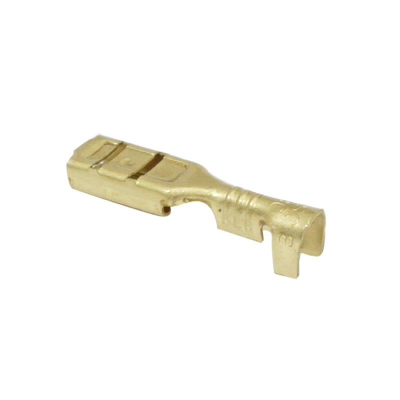Cosse électrique laiton non isolée plate femelle 2,8 x 1 RS 7785 (sachet de 50 pièces) Sélection P2R - vue 3