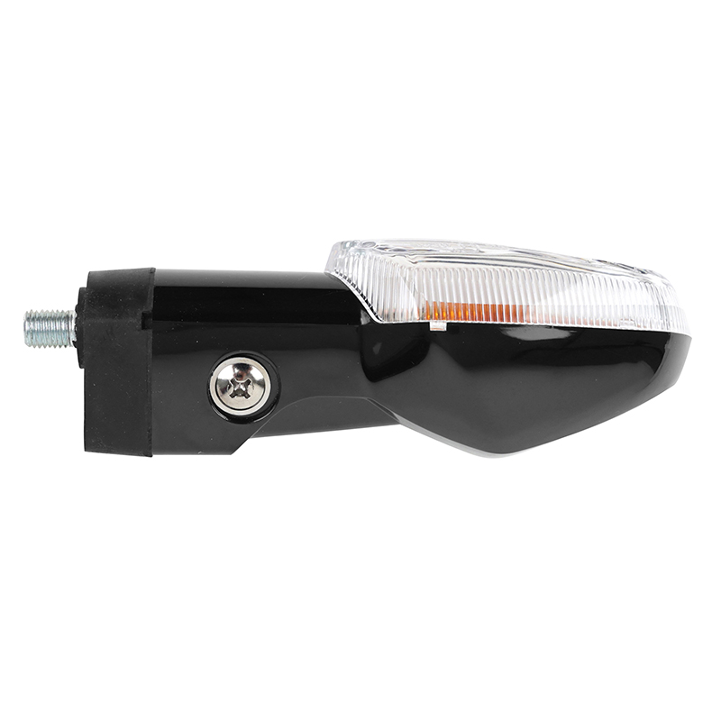 Clignotant adaptable Honda 125 CBF 2009+ / CBR 2011+ transparent-noir avant gauche homologué CE - vue 2