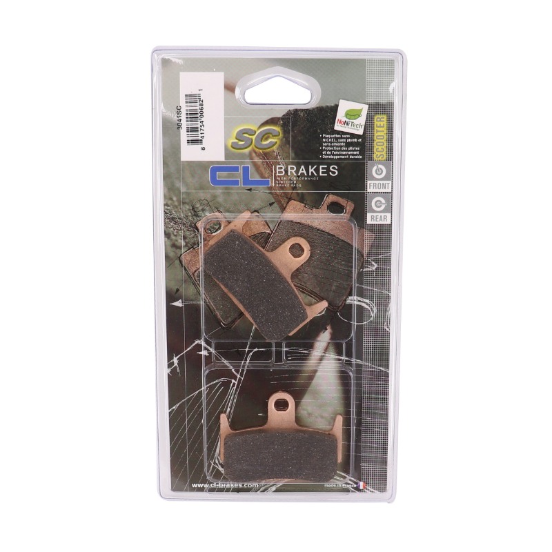 Plaquette de frein CL Brakes pour Honda 50 X8R-S, X8R-X 1998+, SYM 50 Jet Sport 2T 2006+, Kymco 50 Snipper AR (3041 SC) - vue 3