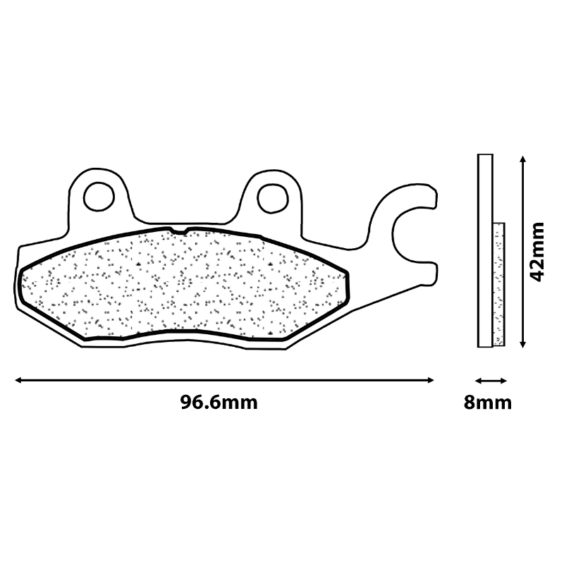 Plaquettes de frein CL Brakes (2326 S4) - vue 2