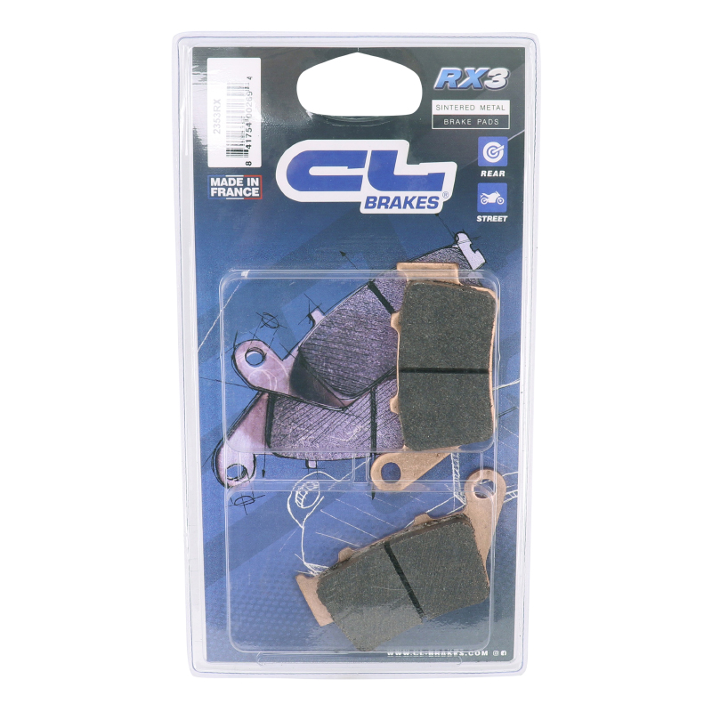 Plaquette de frein CL Brakes métal fritté 2353 RX3 Touring (jeu de 2) - vue 3
