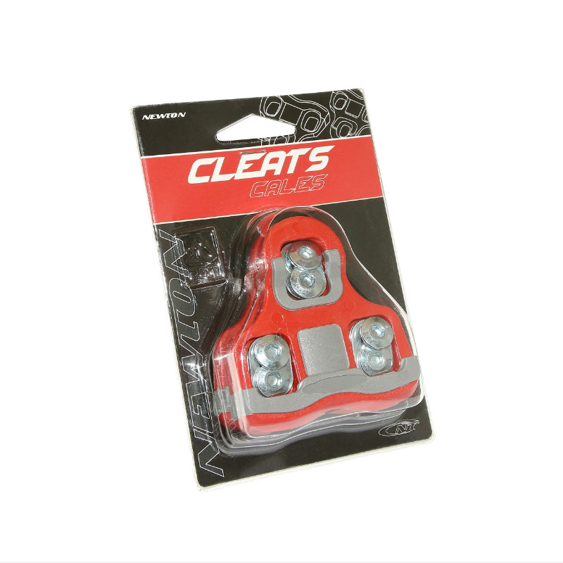 Cale pédale Newton type Look Keo rouge bi-matière angle 6° (paire) - vue 2