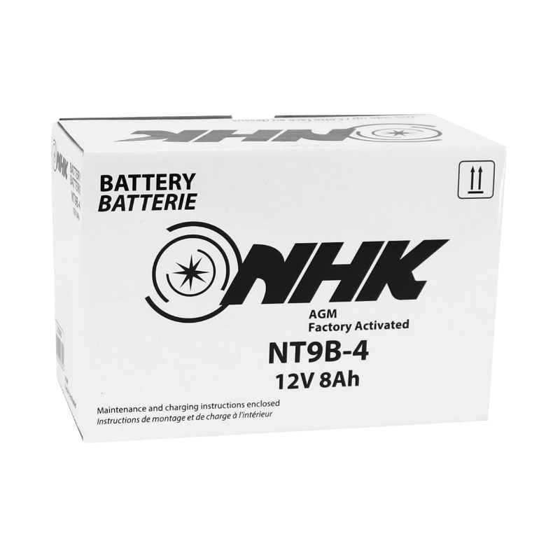 Batterie 12V 8 ah NT9B-4 Nhk fa sans entretien prete a l'emploi (lg150xl70xh105mm) (activee en usine-fa - qualite premium - equivalent YT9B-4 - sla - gel) - vue 2