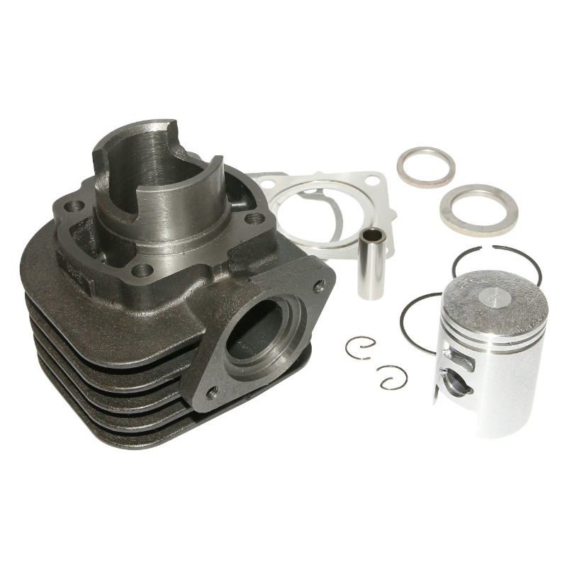 Cylindre P2R fonte Kymco 50 Dink 2T / Top Boy 2T / Vitality 2T / Vitality FR 2012+ (axe piston diam 12, admission carter) - vue 2
