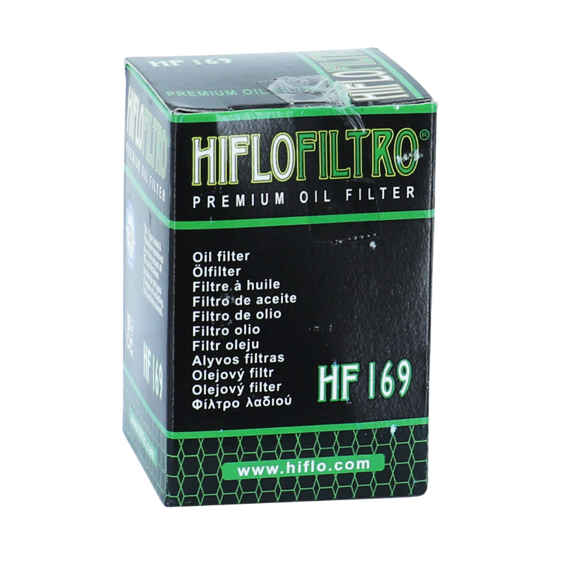 Filtre a huile moto adaptable daelim 125 roadwin 2004+, 125 daystar 2000+ (38X67MM) -Hiflofiltro HF169 - vue 3