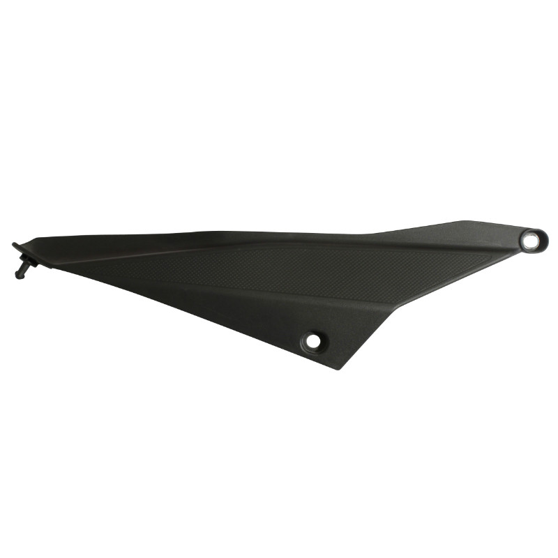 Carénage-coque arrière 50 à boîte adaptable Derbi 50 Senda DRD 2011-2017 noir mat droit P2R - vue 2