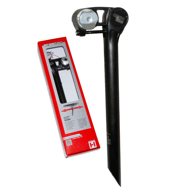 Tige de selle route-vtt Ergotec futura reglable -10-+50MM alu noir diam. 27,2 L400MM (homologue niveau 4) - vue 2