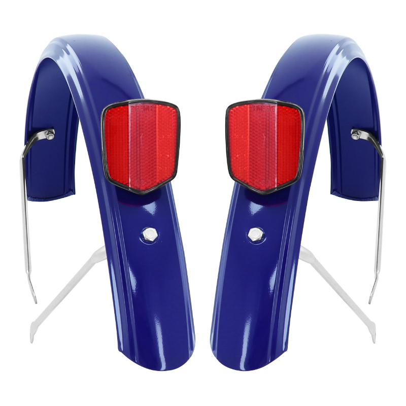 Garde-boue bleu arrière pour tricycle P2R 28596 20" (paire)