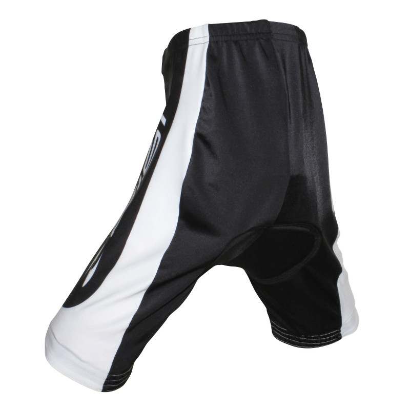 Cuissard court GIST junior sans bretelles fond coolmax noir-blanc 6-8 ans 8113 - vue 2