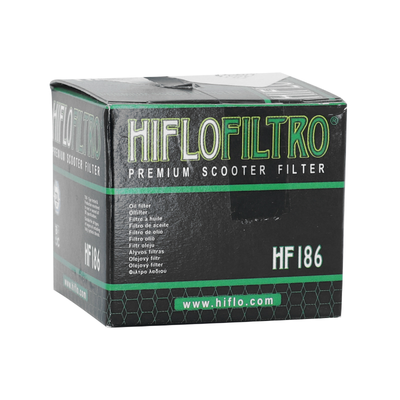 Filtre à huile Hiflofiltro HF186 Aprilia Scarabeo Light 125 2007+ (41x35mm) - vue 3