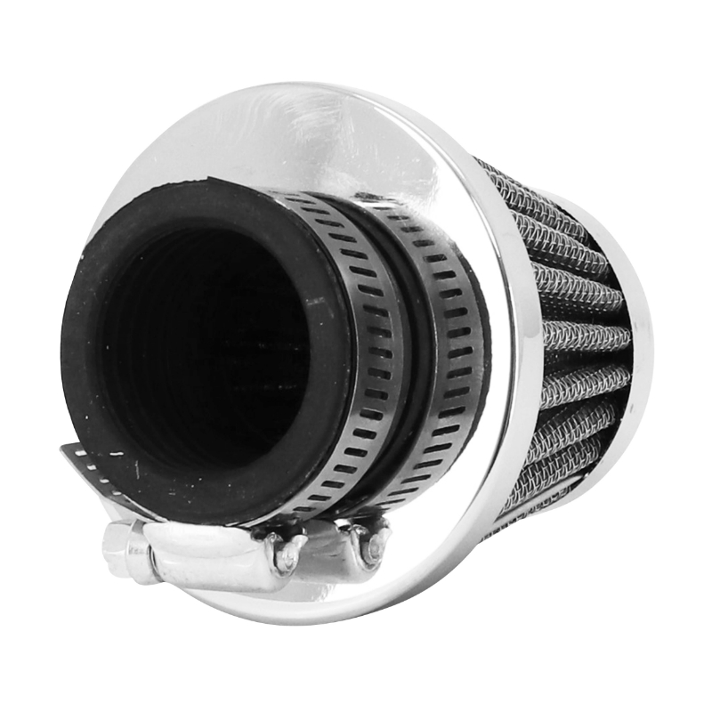 Filtre à air Top Perf KN chrome fixation droite diamètre 35 mm - vue 2