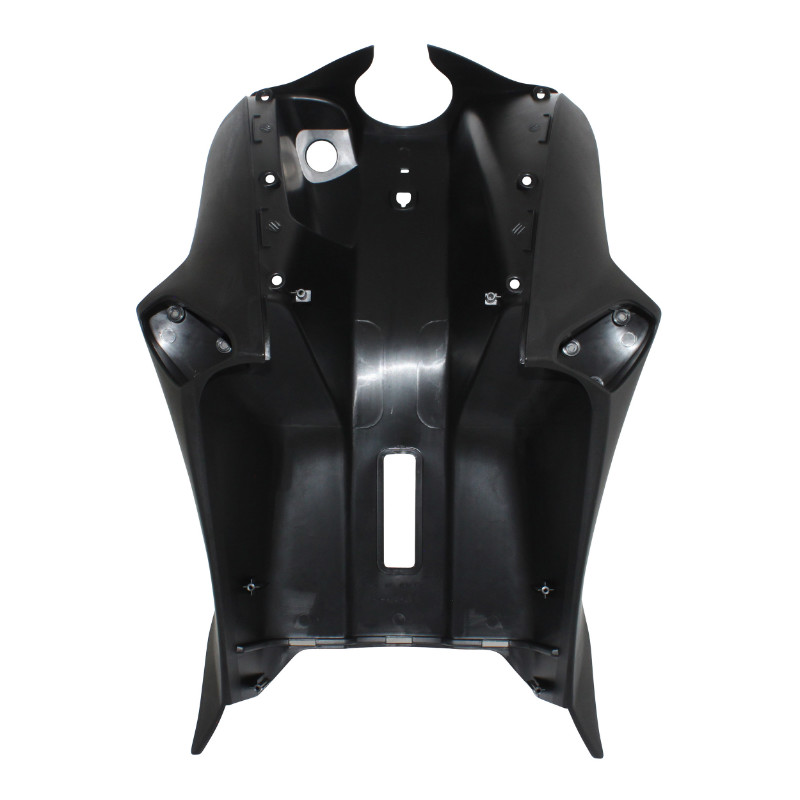 Carénage tablier arrière scooter adaptable Kymco 50 Agility 125 Agility noir P2R - vue 3