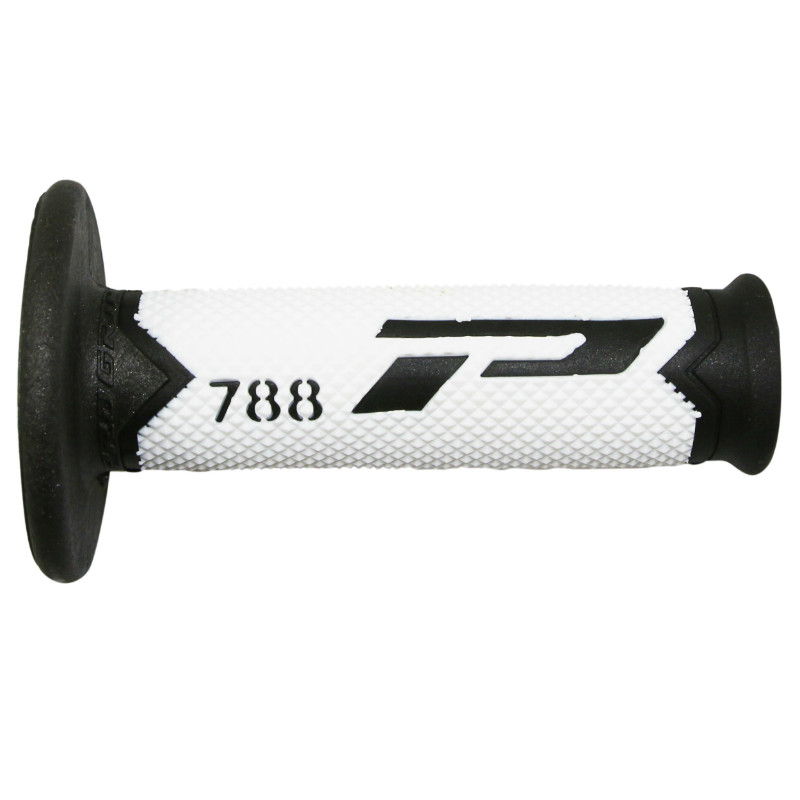 Revêtement de poignée Progrip 788 triple densité noir-blanc-titane 115 mm (paire) - vue 3