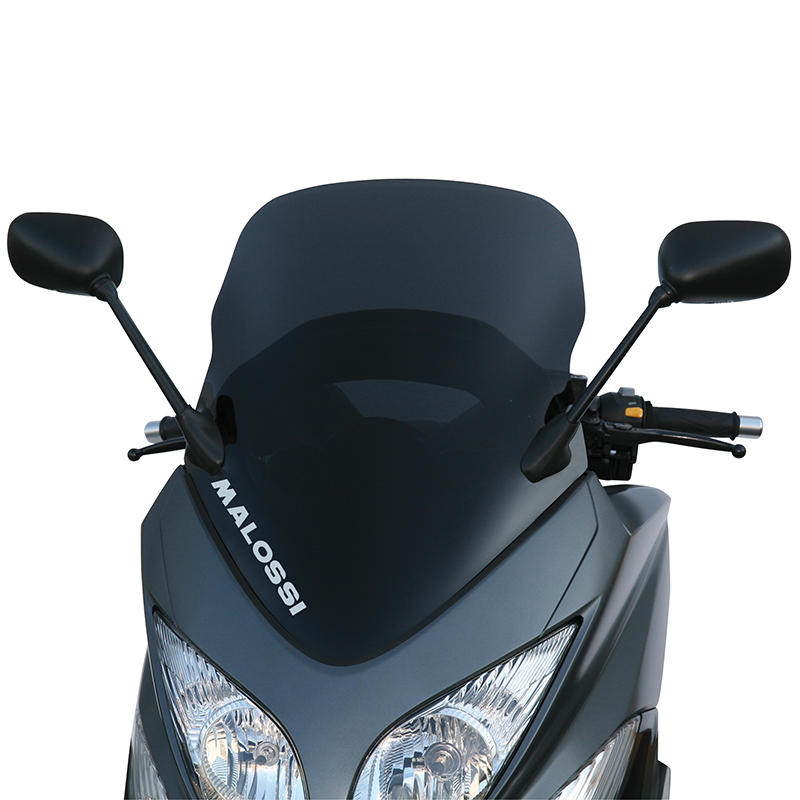 Pare-brise Malossi pour Yamaha TMAX 500 2008-2011 fumé foncé (688 x 460 mm) - vue 2