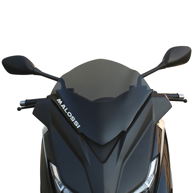 Pare-brise Malossi fumé foncé pour Yamaha X-Max 125-250-400 et MBK Skycruiser Évolis 2014+ - vue 2
