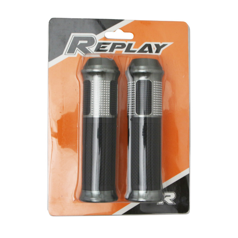Revêtement de poignée REPLAY Scoot R285 Lux gris closed end 135 mm (paire) - vue 2